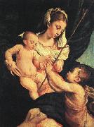 Madonna and Child with Saint John the Baptistn 76uy BASSANO, Jacopo